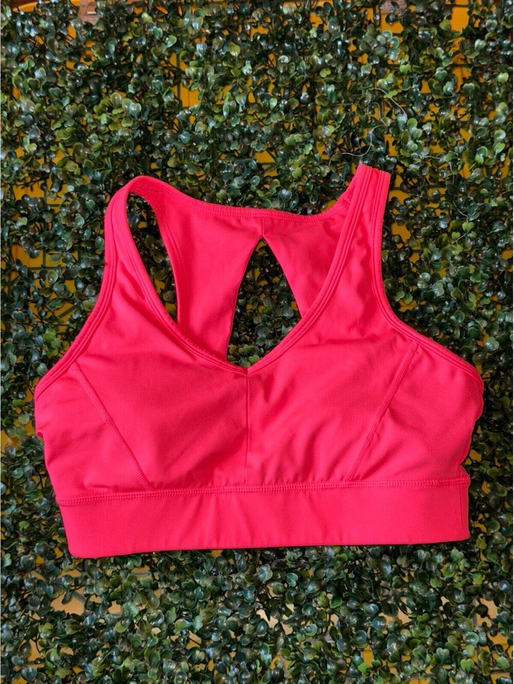 Calvin Klein padded Sports Bra size Medium Coral